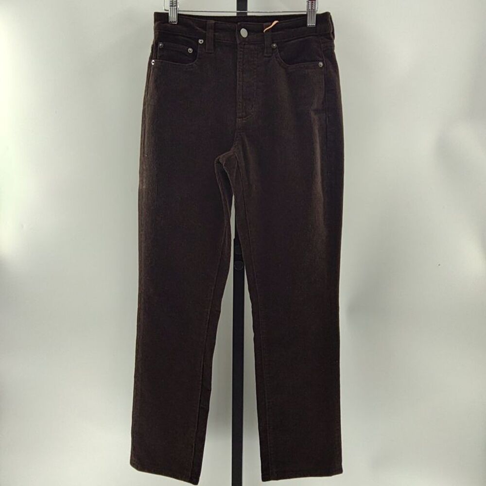 Quince Men Organic Stretch Corduroy Straight Leg Pants 28" Espresso 2